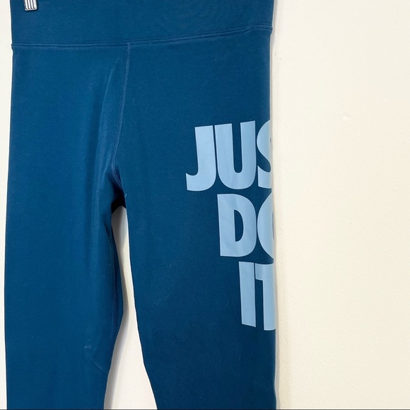Nike Just Do It Spell Out Athletic Compression Legging Womens Size Small - Picture 3 of 10
